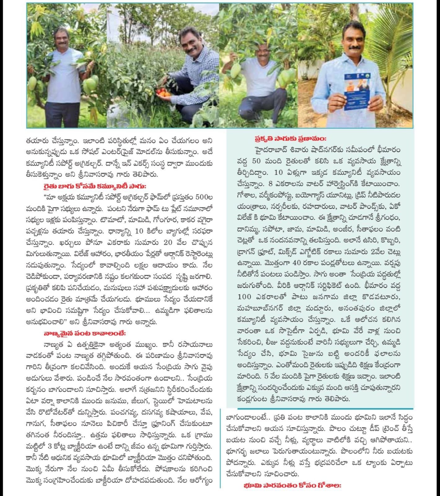 Magazine feature